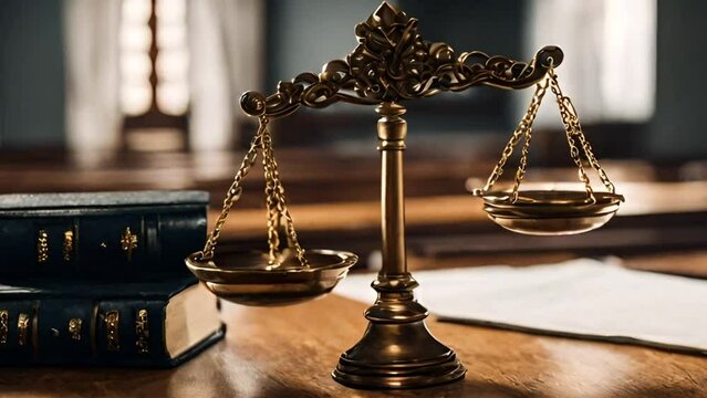 Unbalanced scale of justice 
