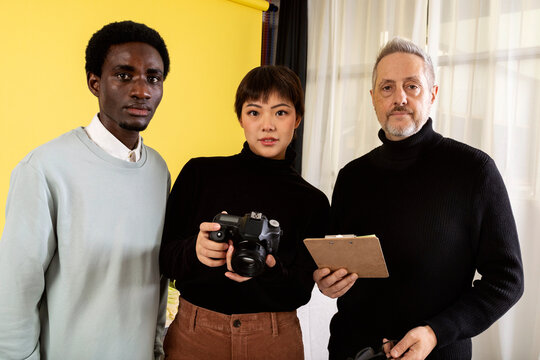Photographer crew portrait 