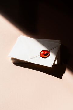 Envelopes with heart seal