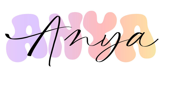 Anya Planner Name, Sticker, label, nametag & identify
