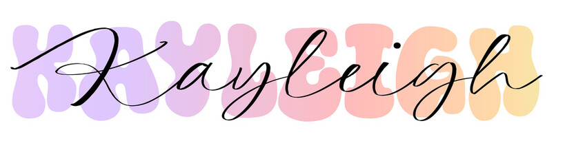 Kayleigh Planner Name, Sticker, label, nametag & identify