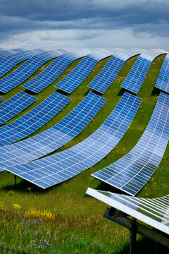Clean green renewables - sustainable solar energy
