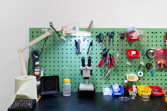 Desk In The Laboratory