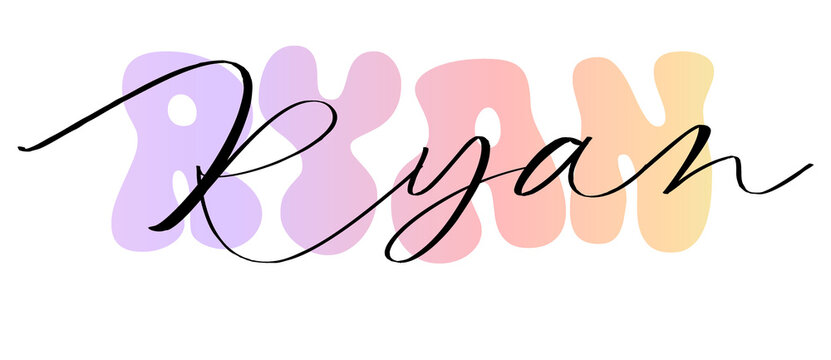 Ryan Planner Name, Sticker, label, nametag & identify