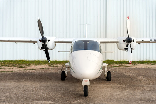 Airplane Parked Before Flying.