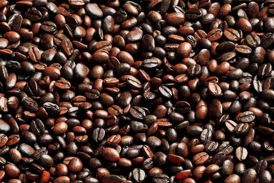 Roasted Coffee Beans Background