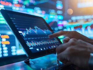 Financial influencer sharing trading tips