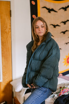 HS Senior at home Lifestyle