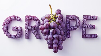 Grape Letters Spelling