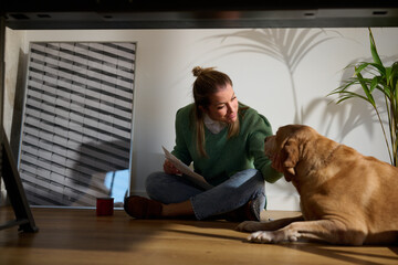 Informal Office Collaboration with Pet