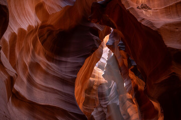 Rock textures drawn by the light
