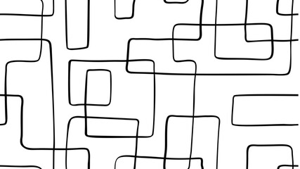 Irregular doodle seamless pattern. Clean and minimalist look.
