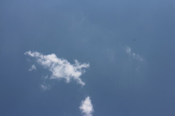 The vast blue sky and clouds sky