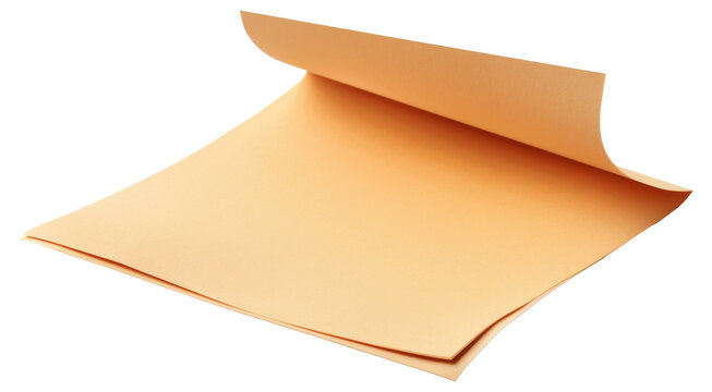 A piece of paper is folded in half and is laying - stock png.
