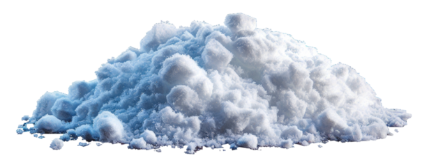 A pile of snow, cut out - stock png.