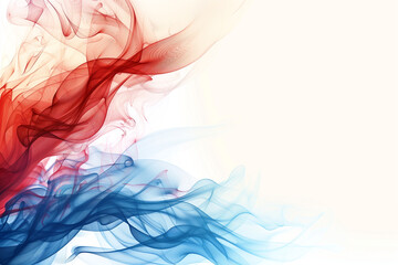 Abstract red, blue, and white background