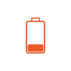battery icon in trendy flat design.