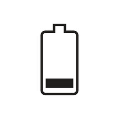 battery icon in trendy flat design.