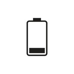 battery icon in trendy flat design.