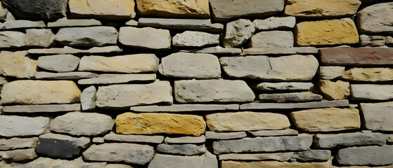 Texture of a stone wall. Old castle stone wall texture background.