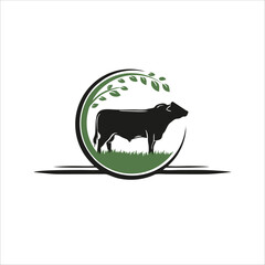 Obraz premium Print sacrificial cow design for your identity and logo
