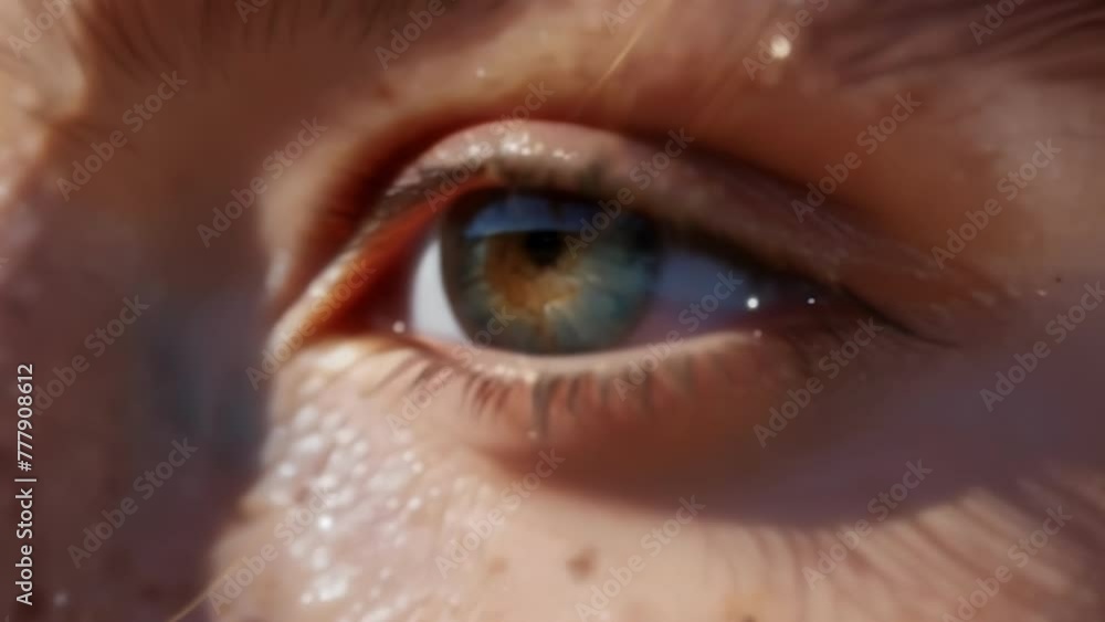 Poster a detailed image of a digital twins skin displaying any potential abnormalities or changes that coul