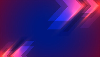 Obraz premium modern and shiny geometric arrow backdrop for corporate presentation