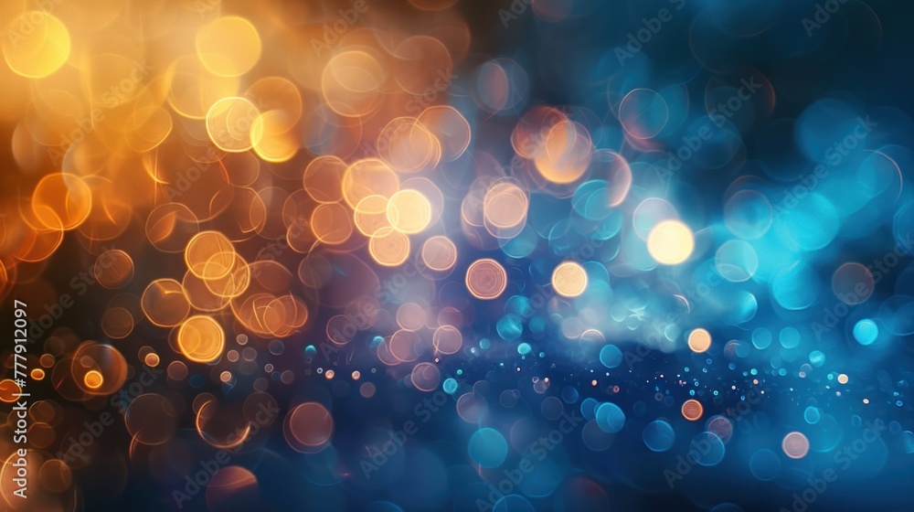 Poster abstract bokeh background