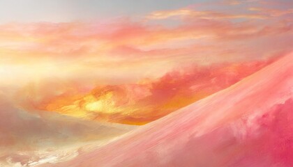 colorful gradient acrylic mix abstract coral pink abstract panorama background