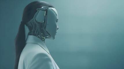 Futuristic Artificial Intelligence and Computer Technology Concepts for Modern Digital Business and Innovation