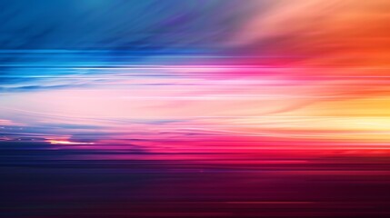 Colorful Gradient Blurred Motion Abstract Technology Background