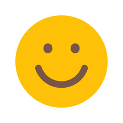 smile flat icon