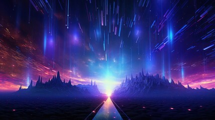 Digital Aurora, Witnessing Abstract Phenomena in the Technological Sky