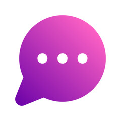 message gradient icon