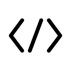 code line icon