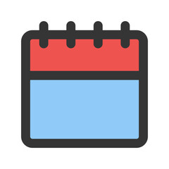 calendar line color icon