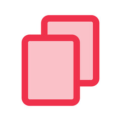 copy outline fill icon