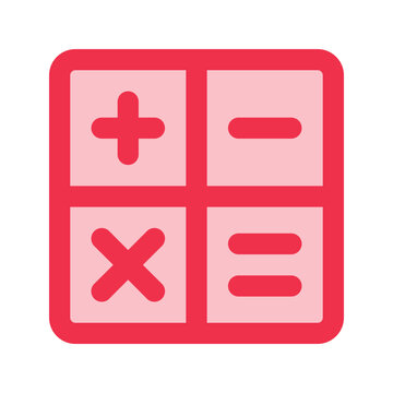 recommend clip art: calculator outline fill icon