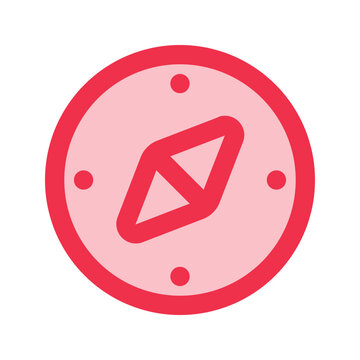 compass outline fill icon
