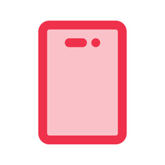 smartphone outline fill icon