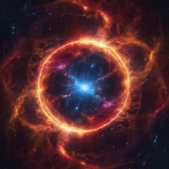 Fototapeta premium big bang, galaxy universe laniakea, milkyway illustrationn