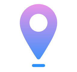 青紫色のグラデーション｜マップマーク