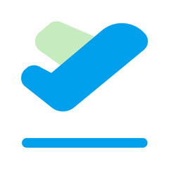 departures duo tone icon