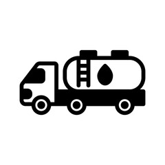 Vector solid black icon for Crude