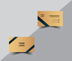 creative modern name card and business card. Creative and Clean Business Card Template. Double-sided creative business card vector design template. Business card for business and personal use. Vector