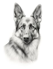 Border collie dog portrait in a studio with a white background  is a good description for this image