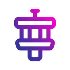 control tower gradient icon