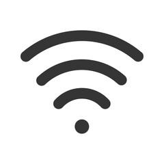 wifi line color icon - obrazy, fototapety, plakaty