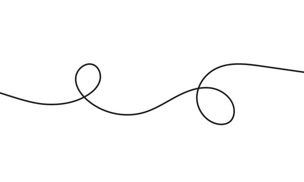 wavy line pattern with curvy abstract squiggles in a psychedelic wiggle design. isolated on transparent background.