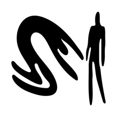 Human Hand Drawn Abstract